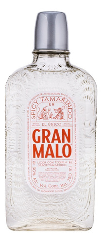 Botella Licor De Tequila Gran Malo Spicy Tamarido 750ml