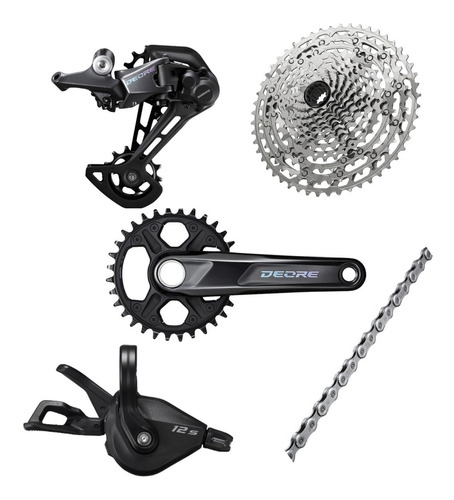 Kit Transmision Shimano Deore M6100 1x12 Piñon 10-51t