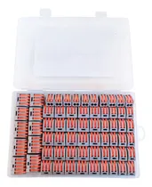 Comprar Kit Bornera Empalme Rápido Para Cables Conectores Eléctricos Fast Clip 2, 3, 4 Y 5 Polos X65 Piezas