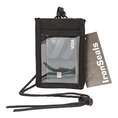 Soporte Ironseals Tactical Id Card Holder Hook & Loop Patch