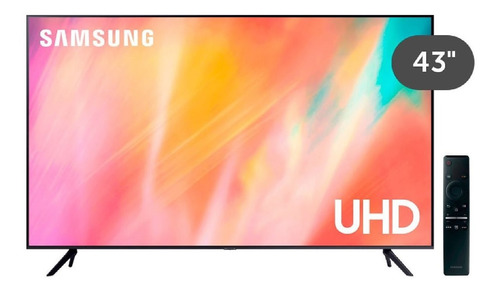 Imagen 2 de 4 de Smart Tv Samsung Serie 7 43 43au7000 Led 4k Ultra Hd Hdmi
