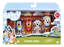 Comprar Bluey Play Set School Pack Figuras 4 Pzas Marca Moose