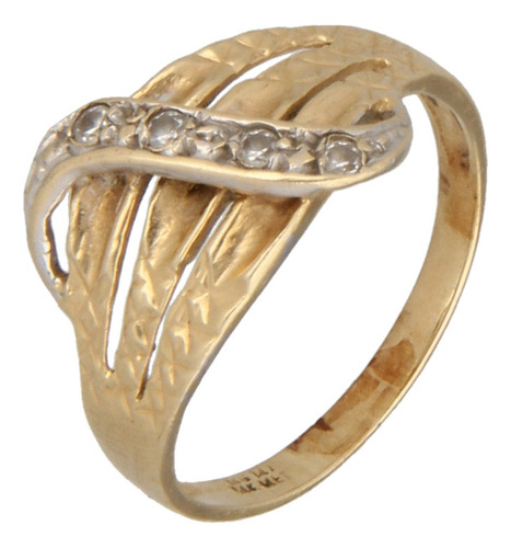 Anillo De 14k Oro Amarillo, 2.9 Gramos