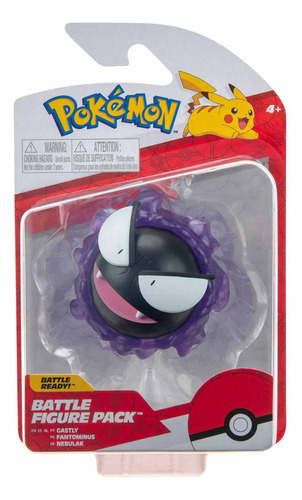 Boneco De Batalha Gastly - Pokémon