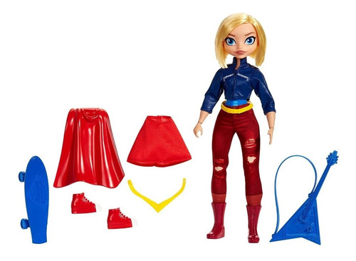  Dc Comic Muñeca Dc Super Hero Girls Supergirl 2 En 1 