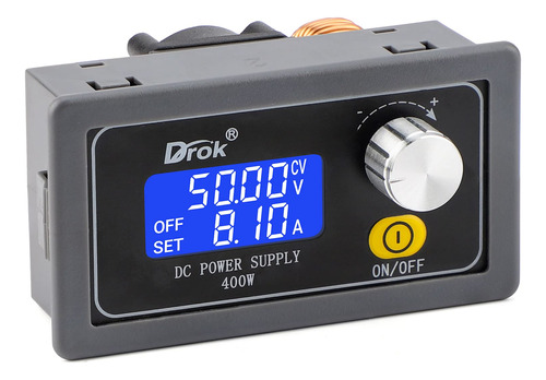 Drok Convertidor De Cc 6-55 V A 0-50 V, 8 A, 400 W, 6 V, 12