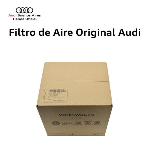 Imagen 3 de 7 de Filtro De Aire Audi 8w0-133-843-c