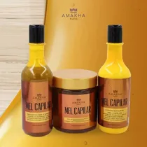 Comprar Kit Miel Capilar Restauración Cabello Dañado 3 Productos 
