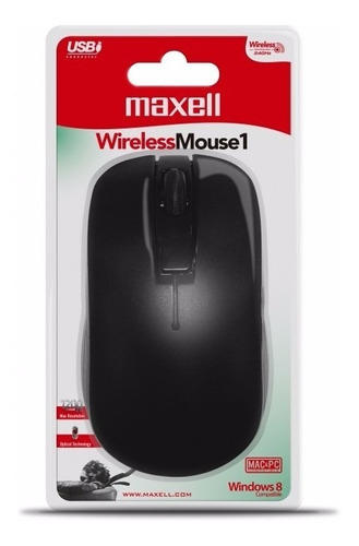 Mouse Inalámbrico Maxell Mowl-100 Wireless 2.4 Hz Original