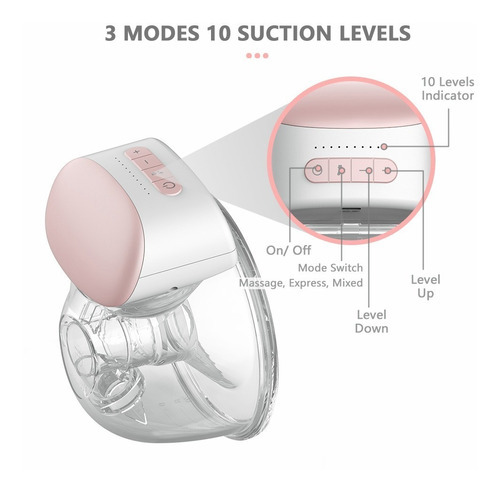 Youha 28mm Extractor De Leche Eléctrico Portátil Manos Libre