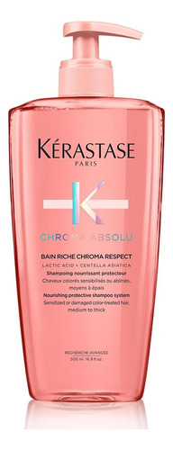 Bain Riche Chroma Respect 500 Ml Kérastase Cuidado Del Color