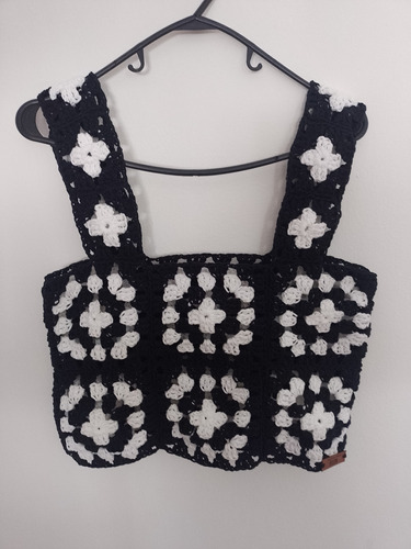 Top Granny Tejido A Crochet Talle S