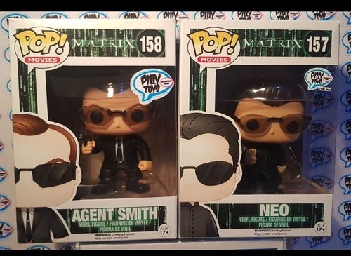Funko Pop! Agent Smith & Neo Movie Matrix
