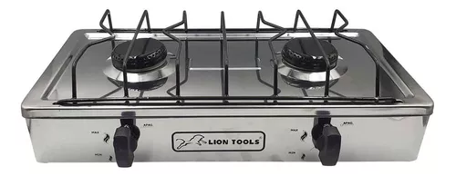 Parrilla Estufa De Acero Inoxidable Lion Tools 0430 Con 4