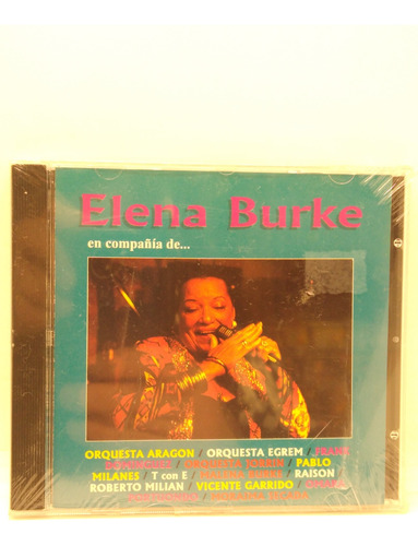 Elena Burke En Compañía De Cd Nuevo