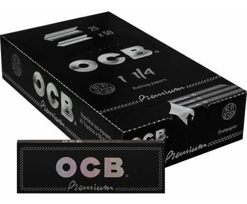 Caja De Papelillos Ocb 1 1/4 25 Unidades