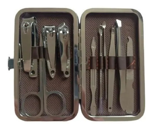 Kit Manicure Set Para Uñas Corta Uñas Set Pedicure 10 Piezas