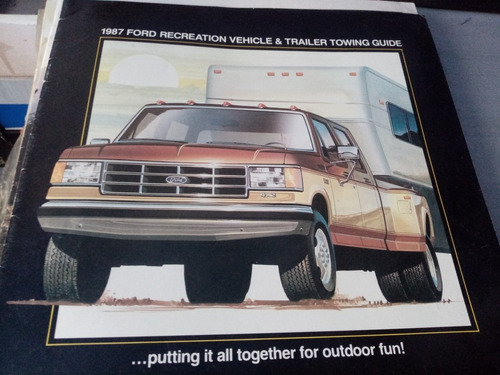 Catálogo De Agencia Ford  1987