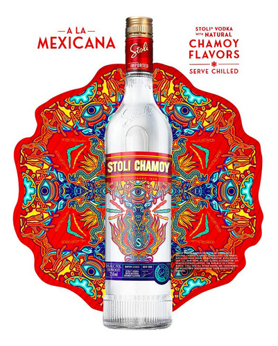 Pack De 12 Vodka Stolichnaya Chamoy 750 Ml