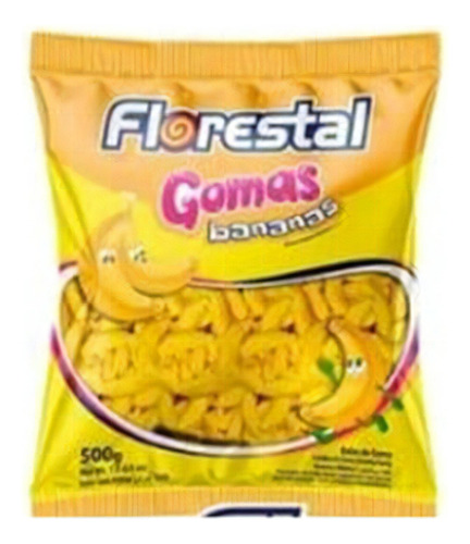 Bala De Goma 500 Gramas - Florestal - Bananas
