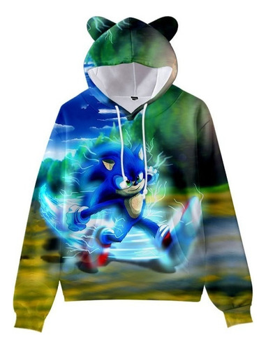 Sudaderas Con Capucha Ropa Sonic Niños Dibujo Animado