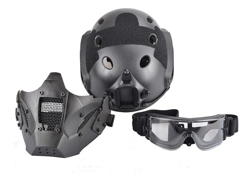 Casco Táctico Rápido, Pistola, Pistola, Malla Protectora De