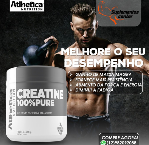 Creatina 100% Pure Atlhetica Nutrition 300g