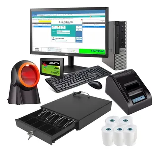 Kit Punto De Venta Pc Core I5 8gb 240gb Ssd/ Lector Omnidire