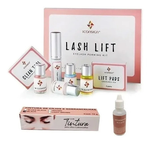 Kit Lash Lift E Brow Lamination Iconsign Tintura Ox