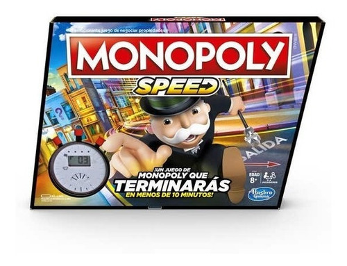 Juego De Mesa. Monopoly Speed. Hasbro Gaming