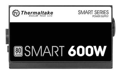 Fonte Tt 600w Smart Atx 2.3 A-pfv 80+ White Preto