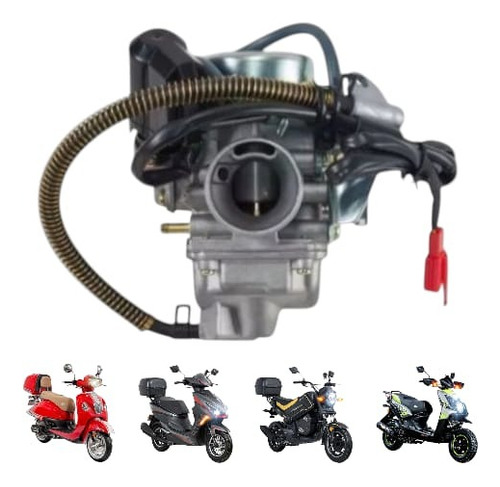 Carburador Completo Para Motoneta Vento Atom150 Terra170 S