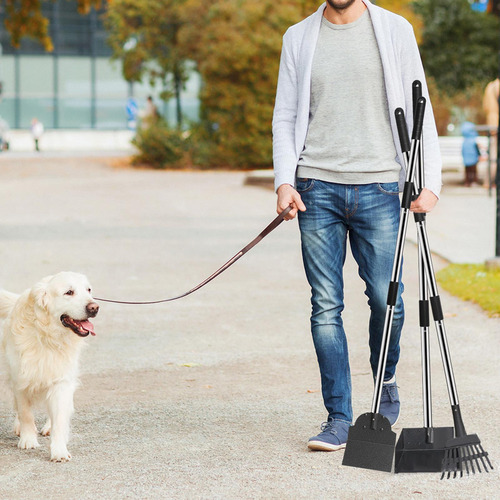 Recogedor Portátil Para Desechos De Mascotas Con 3 Piezas