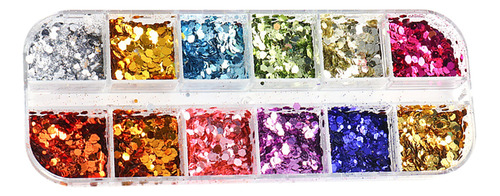 Lentejuelas Grandes Colores Sirena Para Nail Art