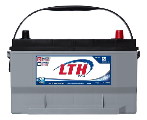 Bateria Lth Agm Ford E-250 2008 - L-65-750