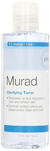 Murad Clarifying Toner, Paso 1 Cleanse / Tono, 6 Fl Oz (180 