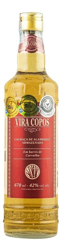 Cachaça Vira Copos Ouro 670ml