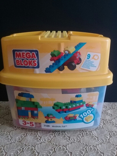 Mega Bloks. 3-5 Años. 100 Pcs Incluye Calcomanías