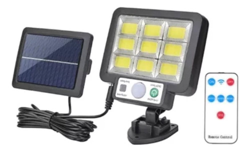 Reflector Led + Panel Solar Sensor Movimiento Led Cob Oferta