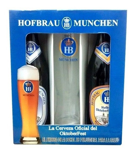 Estuche De Cerveza Alemana Hofbrau Munch - mL a $68