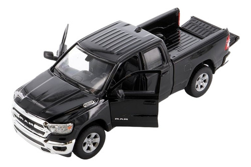 1:27 Camioneta Pickup Dodge Ram 1500 2019 Negro - Welly