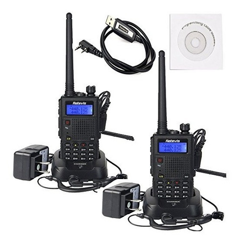 Retevis Mr5 De Banda Dual De 2 Vías De Radio 7w 136-174 / 40