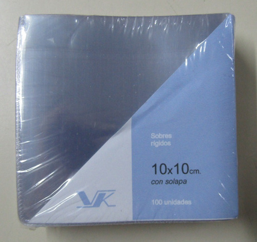 10 Sobres Plásticos Protectores Billetes 10 X 10 Marca Vk