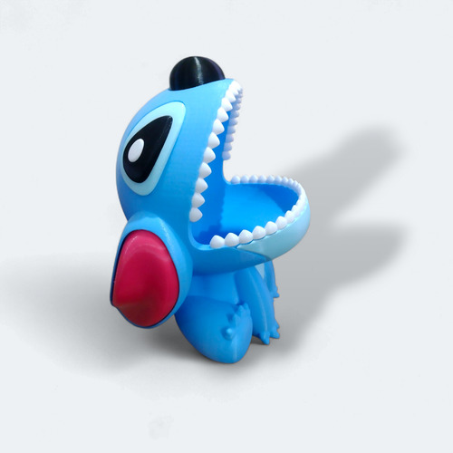 Pochoclera Stitch Disney Original Snack Balde Palomitas Cine Celeste