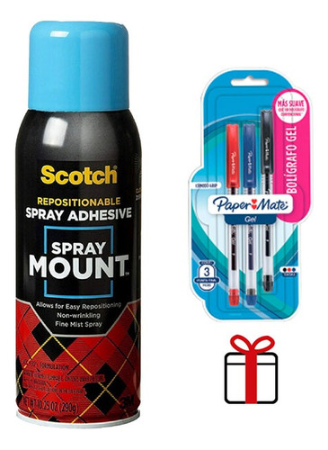 Spray Mount Adhesivo Transparente Scotch 3m 6065 +obsequio!!