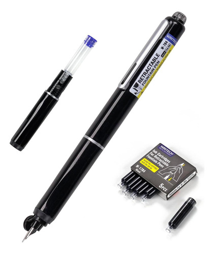 Juego De Lápiz Fuente Retráctil Writech: Pensas De Tinta De