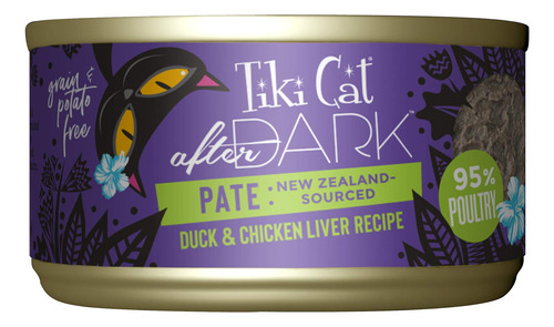 Tiki Cat After Dark Pate, Higado De Pato E Pollo, Alto Conte