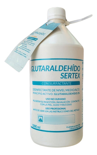 Glutaraldehido Solución Al 2 % X 1 L. Con Activador Sertex