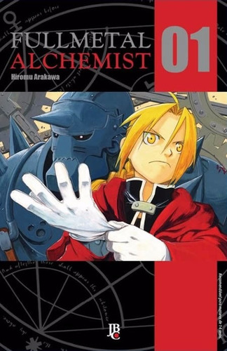 Fullmetal Alchemist 1 Edição De Luxo! Mangá Jbc! Lacrado!