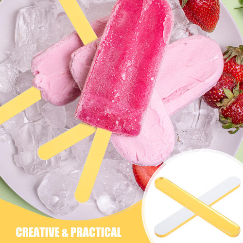 30 Palitos Reutilizables Para Hacer Piruletas De Hielo Para